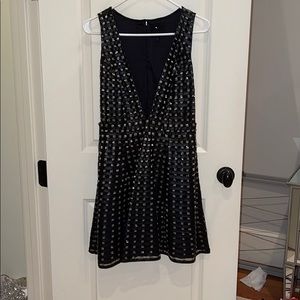 X by NVD Black Sequined Dress